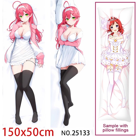 Anime Girl Sakura Miko Dakimakura Hugging Body Pillow Case Cover