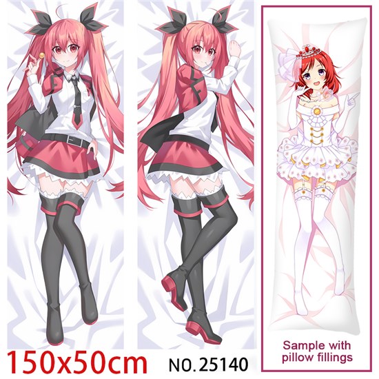Anime Girl Kotori Itsuka Kurumi Dakimakura Hugging Body Pillow Case Cover