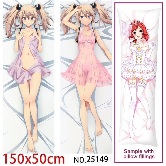 Anime Girl Sasha Necron Dakimakura Hugging Body Pillow Case Cover