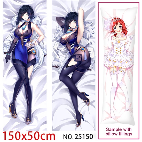 Anime Girl Yelan Dakimakura Hugging Body Pillow Case Cover