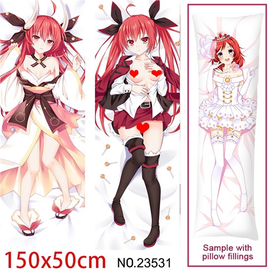 Anime Girl Kotori Itsuka Dakimakura Hugging Body Pillow Case Cover