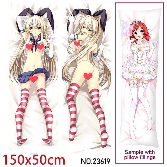 Anime Girl Shimakaze Dakimakura Hugging Body Pillow Case Cover