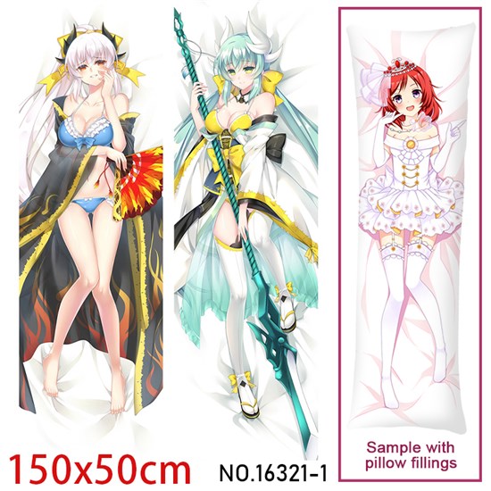 Anime Girl Kiyohime Dakimakura Hugging Body Pillow Case Cover