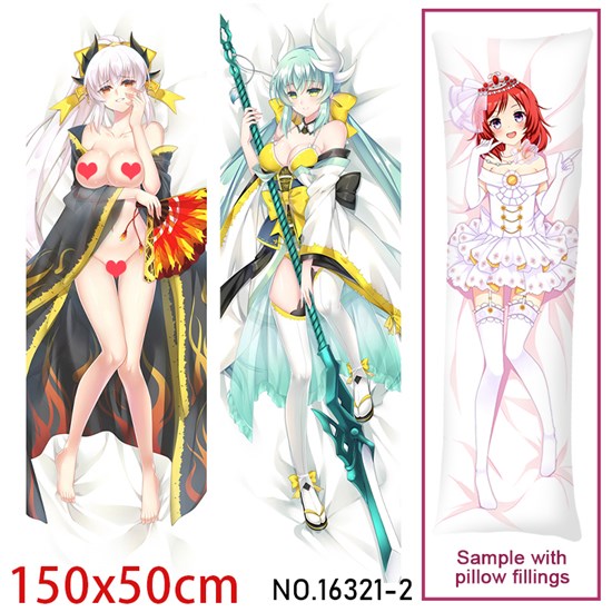 Anime Girl Kiyohime Dakimakura Hugging Body Pillow Case Cover