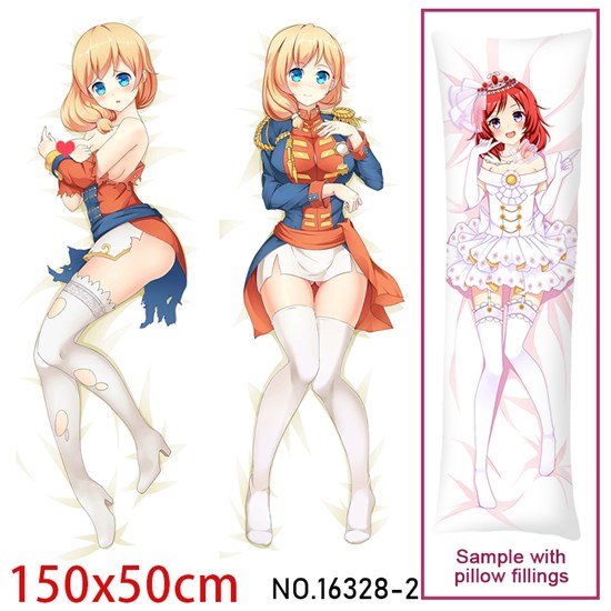 Anime Girl HMS Rodney Dakimakura Hugging Body Pillow Case Cover
