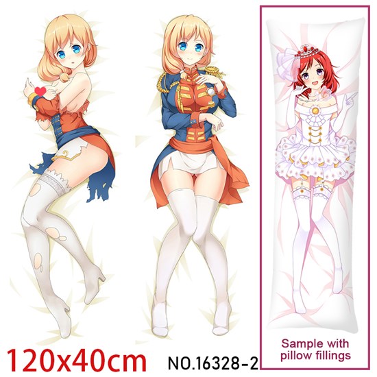 Anime Girl HMS Rodney Dakimakura Hugging Body Pillow Case Cover