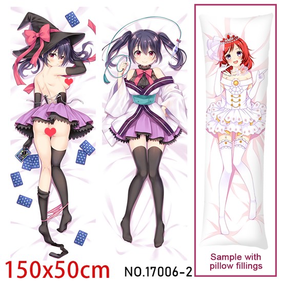 Anime Girl Yukimi Koume Dakimakura Hugging Body Pillow Case Cover