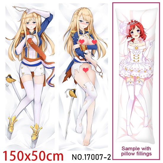 Anime Girl MNF Richelieu Dakimakura Hugging Body Pillow Case Cover
