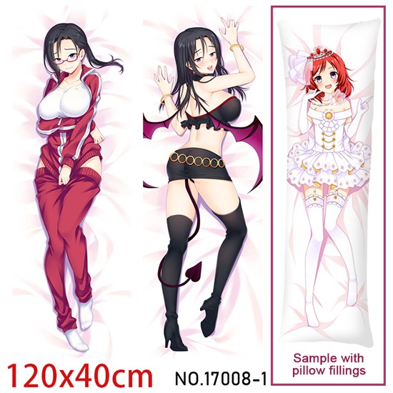 Anime Girl Satou Sakie Dakimakura Hugging Body Pillow Case Cover