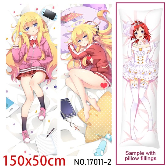 Anime Girl Tenma Gabriel White Dakimakura Hugging Body Pillow Case Cover