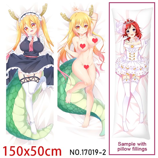 Anime Girl Tohru Dakimakura Hugging Body Pillow Case Cover