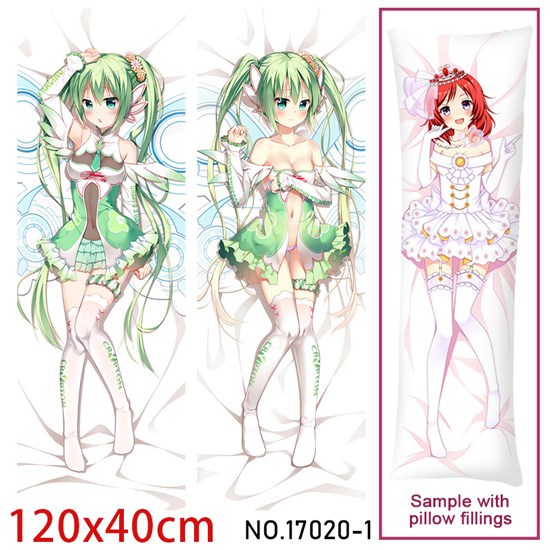 Anime Girl Miku Dakimakura Hugging Body Pillow Case Cover