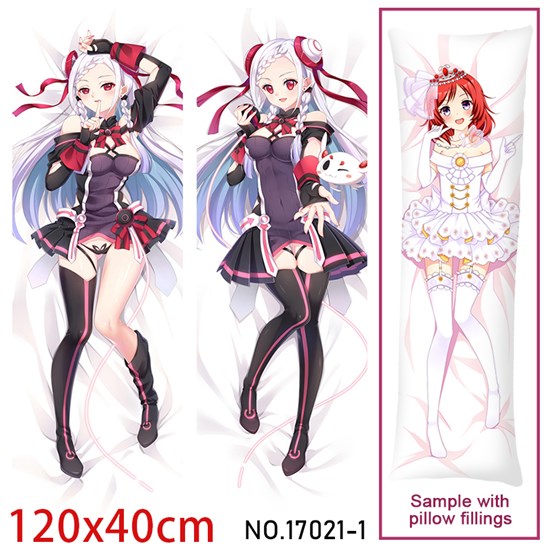 Anime Girl YuNa Dakimakura Hugging Body Pillow Case Cover