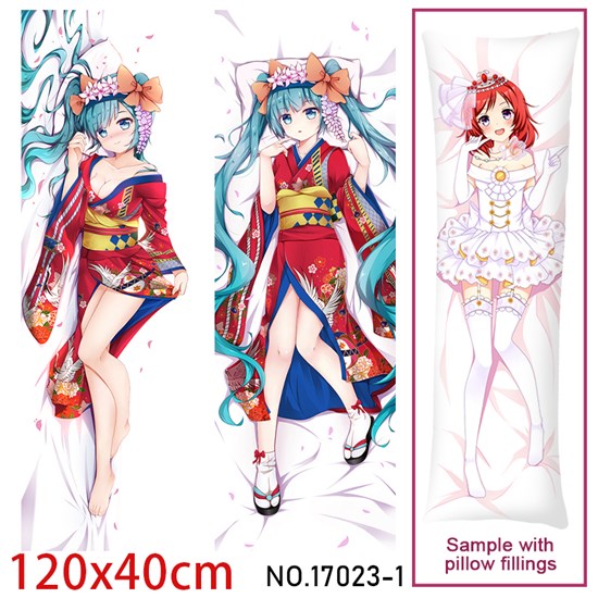 Anime Girl Miku Dakimakura Hugging Body Pillow Case Cover