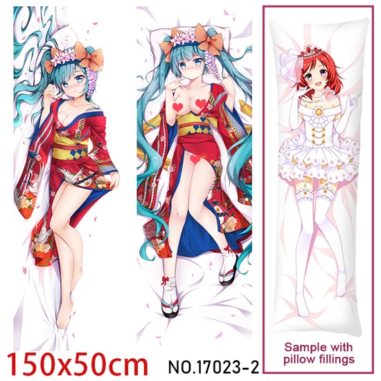 Anime Girl Miku Dakimakura Hugging Body Pillow Case Cover