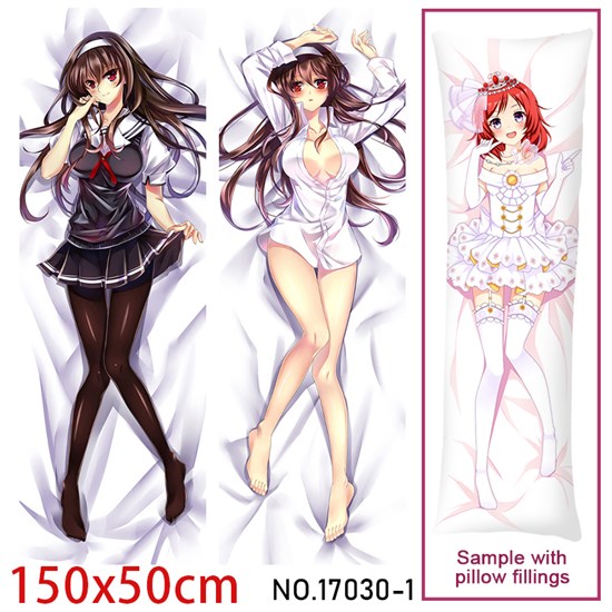 Anime Girl Kasumigaoka Utaha Dakimakura Hugging Body Pillow Case Cover