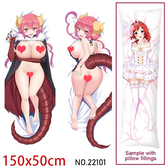 Anime Girl Iruru Dakimakura Hugging Body Pillow Case Cover