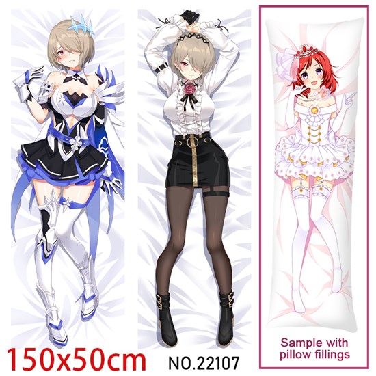 Anime Girl Rita Rossweisse Dakimakura Hugging Body Pillow Case Cover