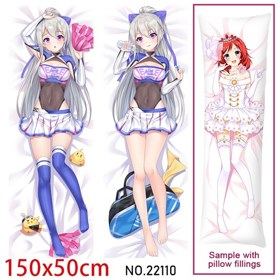 Anime Girl Casablanca Dakimakura Hugging Body Pillow Case Cover