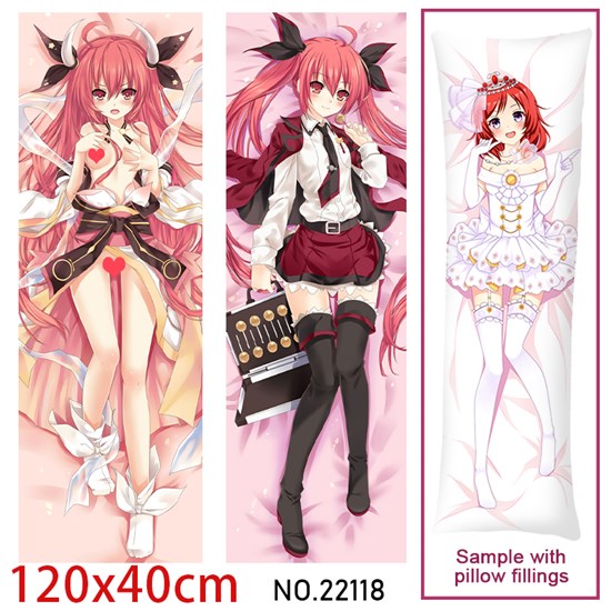 Anime Girl Kotori Itsuka Dakimakura Hugging Body Pillow Case Cover