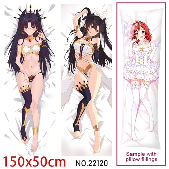 Anime Girl Rin Tohsaka Dakimakura Hugging Body Pillow Case Cover