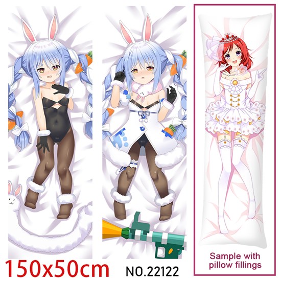 Anime Girl Usada Pekora Dakimakura Hugging Body Pillow Case Cover