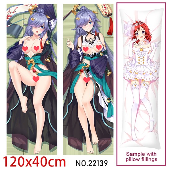 Anime Girl Fu Hua Dakimakura Hugging Body Pillow Case Cover