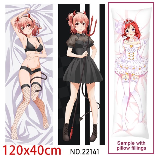 Anime Girl Yuigahama Yui Dakimakura Hugging Body Pillow Case Cover