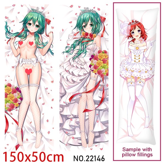 Anime Girl Kyono Natsumi Dakimakura Hugging Body Pillow Case Cover