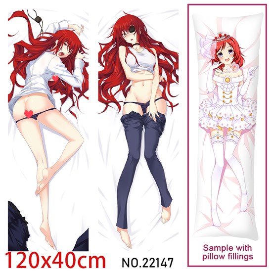 Anime Girl Margit Eberbach Dakimakura Hugging Body Pillow Case Cover