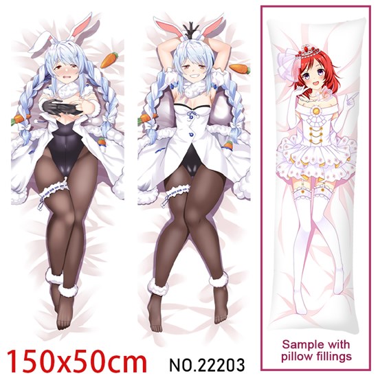 Anime Girl Usada Pekora Dakimakura Hugging Body Pillow Case Cover