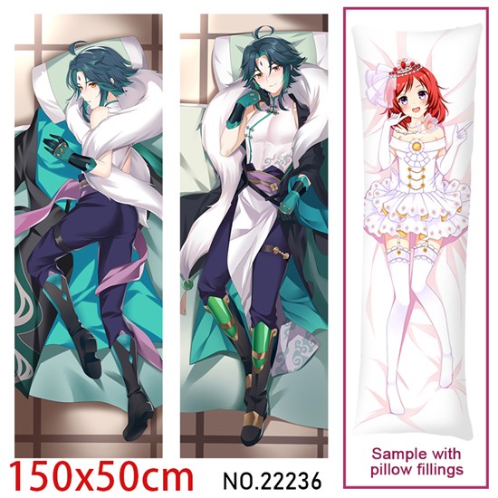 Anime Xiao Dakimakura Hugging Body Pillow Case Cover