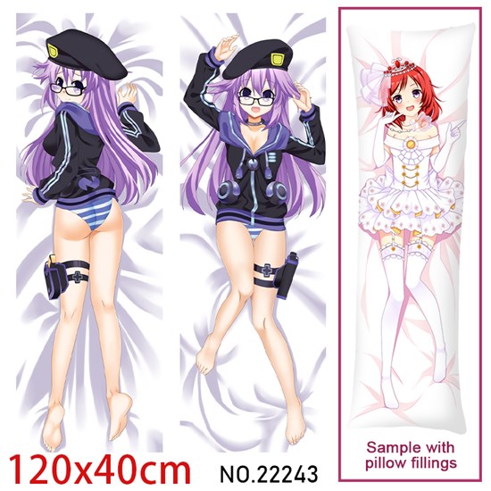 Anime Girl Neptune Dakimakura Hugging Body Pillow Case Cover