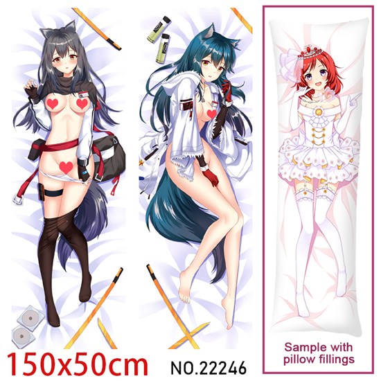 Anime Girl Texas Dakimakura Hugging Body Pillow Case Cover