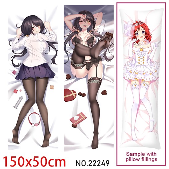 Anime Girl Tokisaki Kurumi Dakimakura Hugging Body Pillow Case Cover