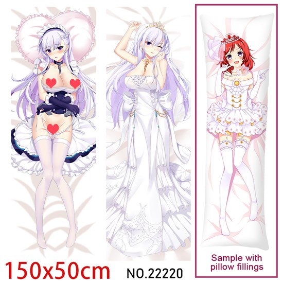 Anime Girl HMS Belfast Dakimakura Hugging Body Pillow Case Cover