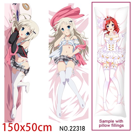 Anime Girl Noumi Kudryavka Dakimakura Hugging Body Pillow Case Cover