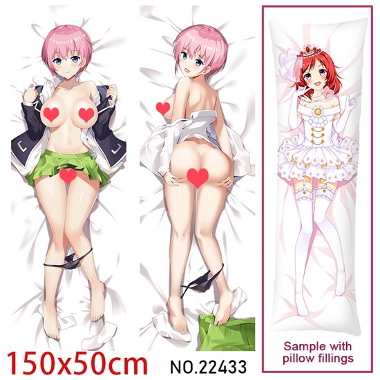 Anime Girl Nakano Ichika Dakimakura Hugging Body Pillow Case Cover