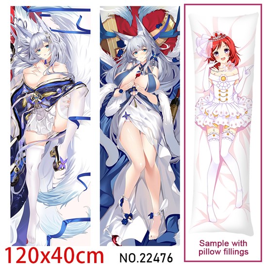 Anime Girl Shinano Dakimakura Hugging Body Pillow Case Cover