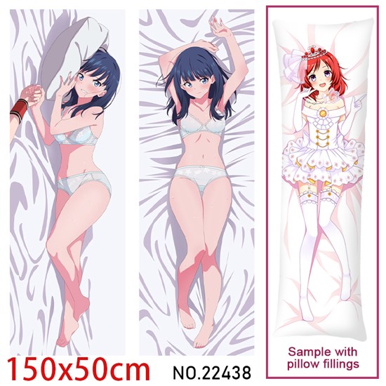 Anime Girl Takarada Rikka Dakimakura Hugging Body Pillow Case Cover