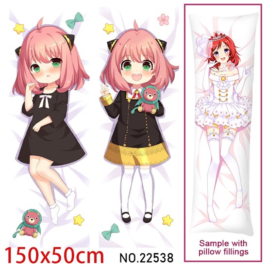 Anime Girl Anya Forger Dakimakura Hugging Body Pillow Case Cover