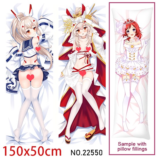 Anime Girl IJN Ayanami Dakimakura Hugging Body Pillow Case Cover