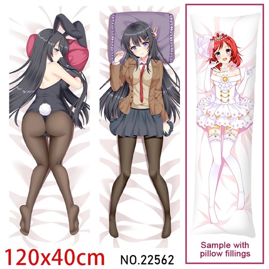 Anime Girl Sakurajima Mai Dakimakura Hugging Body Pillow Case Cover