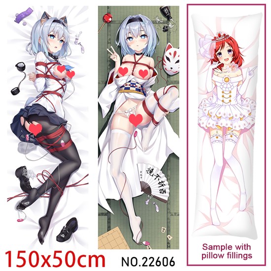 Anime Girl Sora Ginko Dakimakura Hugging Body Pillow Case Cover