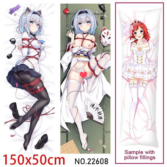 Anime Girl Sora Ginko Dakimakura Hugging Body Pillow Case Cover