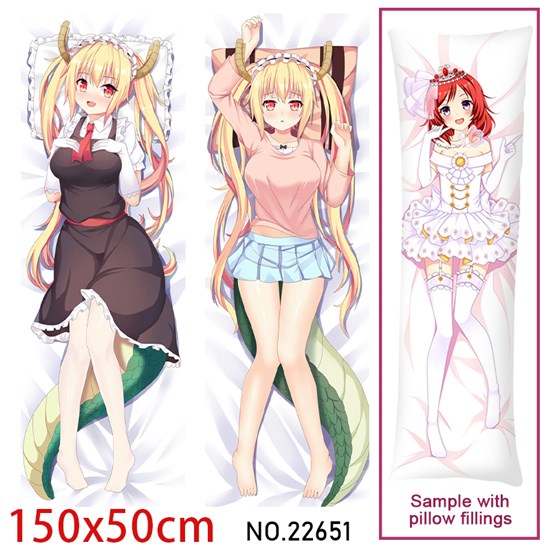 Anime Girl Tohru Dakimakura Hugging Body Pillow Case Cover