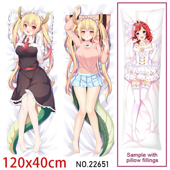 Anime Girl Tohru Dakimakura Hugging Body Pillow Case Cover