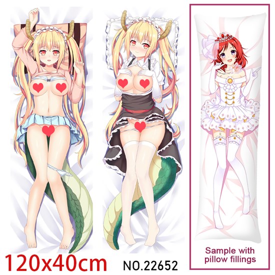 Anime Girl Tohru Dakimakura Hugging Body Pillow Case Cover