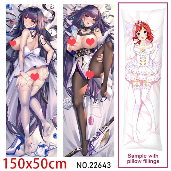 Anime Girl Raiden Mei Dakimakura Hugging Body Pillow Case Cover
