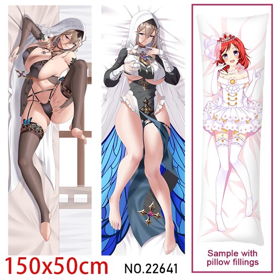 Anime Girl Rita Rossweisse Dakimakura Hugging Body Pillow Case Cover